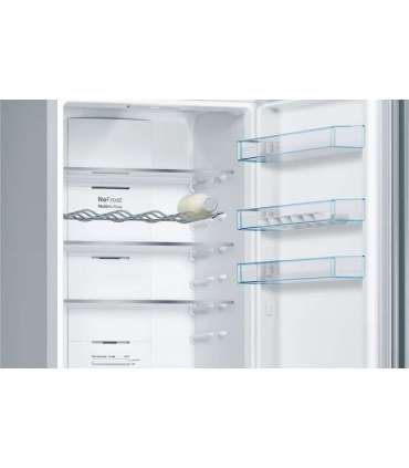 Bosch Serie 4 KGN39VIEB Fridge-Freezer Freestanding 368 L E Stainless Steel