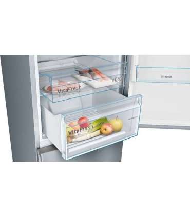 Bosch Serie 4 KGN39VIEB Fridge-Freezer Freestanding 368 L E Stainless Steel