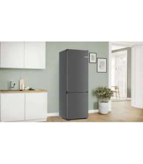 Bosch Serie 4 KGN49OCAF fridge-freezer Freestanding 311 L A Anthracite