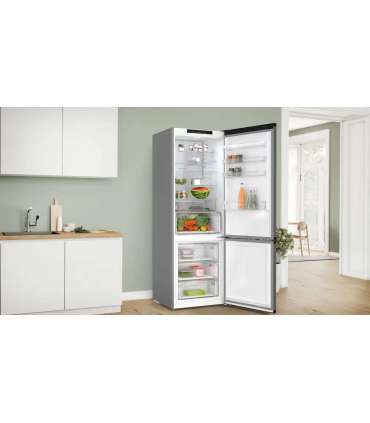 Bosch Serie 4 KGN49OCAF fridge-freezer Freestanding 311 L A Anthracite