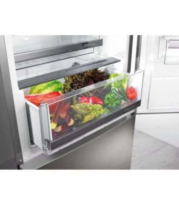 Gorenje NRK6192AS4 fridge-freezer Freestanding 304 L E Grey