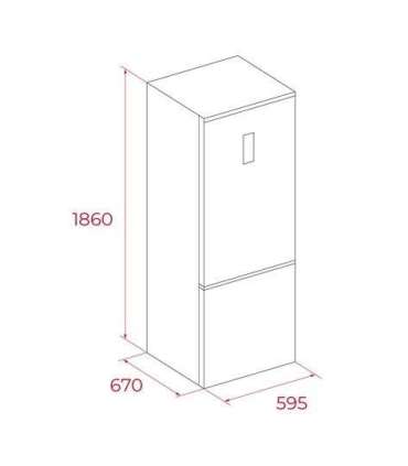 Teka RBF 54650 SS Fridge-freezer Total No Frost 401 L stainless steel