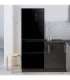 Sam Cook French Door refrigerator-freezer 351 l E Black