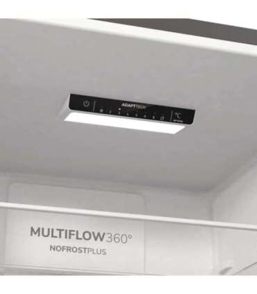 Gorenje NRK6202EXL4 fridge-freezer Freestanding 331 L E Grey