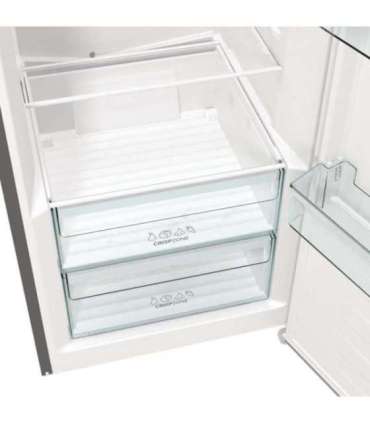 Gorenje R619EES5 fridge Freestanding 398 L E Grey, Metallic