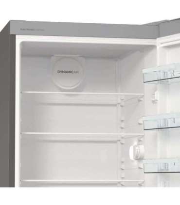 Gorenje R619EES5 fridge Freestanding 398 L E Grey, Metallic