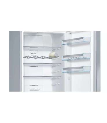 Bosch Serie 4 KGN397IEQ fridge-freezer Freestanding 368 L E Stainless steel