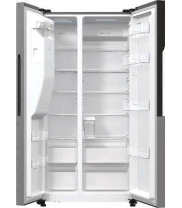 Gorenje NRR9185ESXL side-by-side refrigerator Freestanding 550 L E Silver