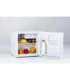 Ravanson LKK-50 combi-fridge Freestanding White