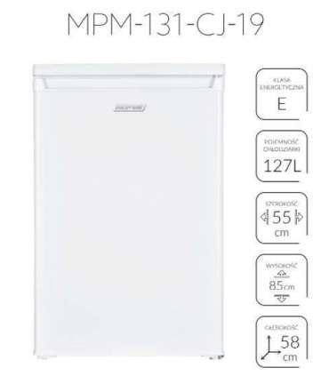 Free-standing refrigerator MPM-131-CJ-19 127 l, white