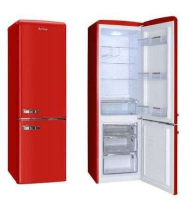 Amica KGCR 387100 R fridge-freezer Freestanding 244 L Red