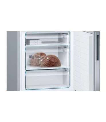 Bosch Serie 6 KGE49AICA fridge-freezer Freestanding 419 L C Stainless steel