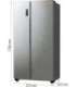 Gorenje NRR9185EAXL side-by-side refrigerator Freestanding 550 L E Silver