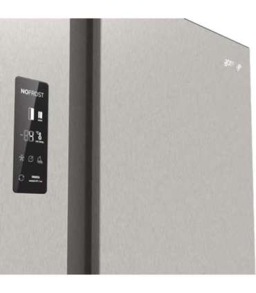 Gorenje NRR9185EAXL side-by-side refrigerator Freestanding 550 L E Silver