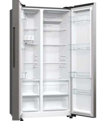 Gorenje NRR9185EAXL side-by-side refrigerator Freestanding 550 L E Silver