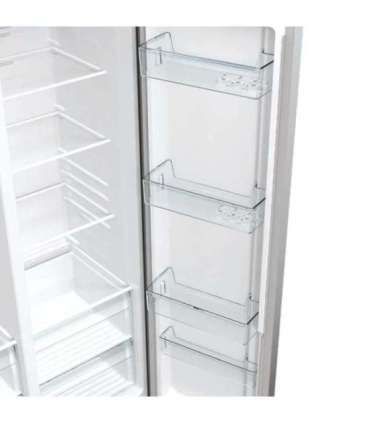 Gorenje NRR9185EAXL side-by-side refrigerator Freestanding 550 L E Silver