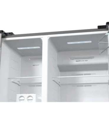 Gorenje NRR9185EAXL side-by-side refrigerator Freestanding 550 L E Silver