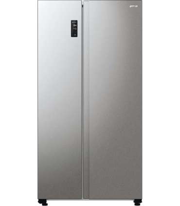 Gorenje NRR9185EAXL side-by-side refrigerator Freestanding 550 L E Silver