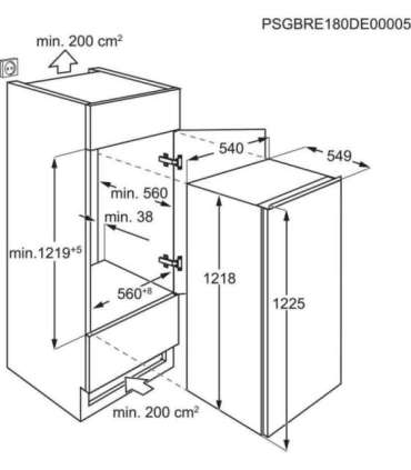 Refrigerator ELECTROLUX LFB3AE12S