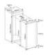 MPM MPM-185-CJI-18 combi-fridge Built-in 181 L E White