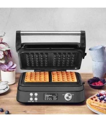 Gastroback 42449 Waffle Maker Advanced Control Black Edition