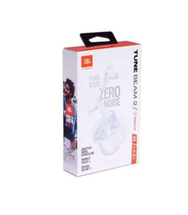 JBL Headphones In-Ear InEar Tune Beam 2 white (JBLWBEAM2WHT)