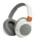 JBL JR460NC Bluetooth Wireless On-Ear Headphones for Kids with Noise Cancellation, White/ Brown EU