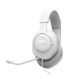 JBL Quantum 100M2 Headphone Wired Gaming Headset with Microphone, White EU