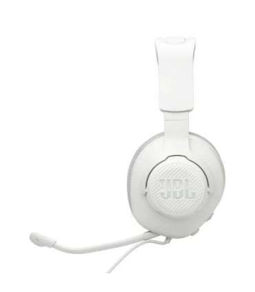 JBL Quantum 100M2 Headphone Wired Gaming Headset with Microphone, White EU