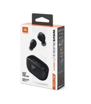 JBL Wave Buds 2 TWS Bluetooth Wireless In-Ear Earbuds Black EU