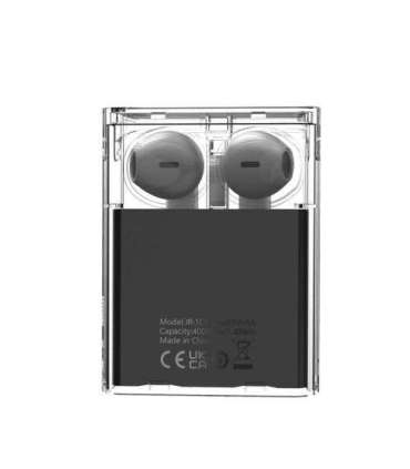 Joyroom Earphone IceLens Series Bluetooth True Wireless BT 5.3, TWS, AAC, SBC, HFP, A2DP, AVRCP, with LED Lights, Black (JR-T