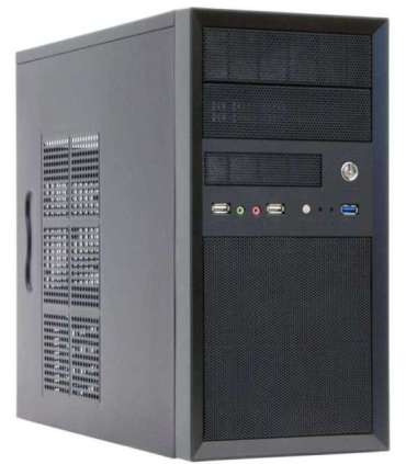 Case|CHIEFTEC|MiniTower|MicroATX|Colour Black|CT-01B-OP