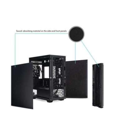 Case|CHIEFTEC|Pro mini|MidiTower|MicroATX|MiniITX|Colour Black|AZ-01B-OP