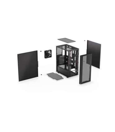 Case|ENDORFY|Ventum 200 Solid|MidiTower|Not included|ATX|MicroATX|MiniITX|Colour Black|EY2A001