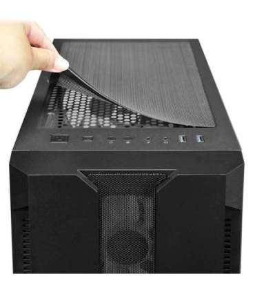 Case|CHIEFTEC|HUNTER|MidiTower|Not included|ATX|MiniITX|Colour Black|GS-01B-OP