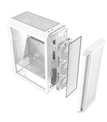 Case|ADATA|VALOR AIR PLUS MID|MidiTower|Case product features Transparent panel|ATX|MicroATX|MiniITX|Colour White|VALORAIRPLU