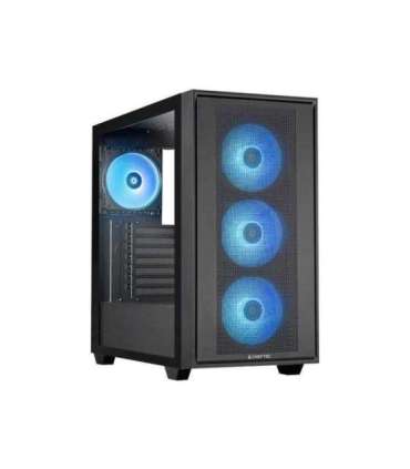 Case|CHIEFTEC|HUNTER 3|MidiTower|Case product features Transparent panel|Not included|ATX|EATX|MicroATX|MiniITX|Colour Black|