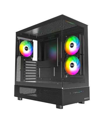 Case|MONTECH|XR|MidiTower|Not included|ATX|MicroATX|MiniITX|Colour Black|XR(B)