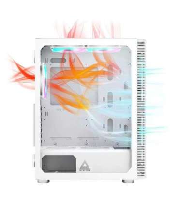 Case|MONTECH|X3 Glass|MidiTower|Case product features Transparent panel|Not included|ATX|MicroATX|MiniITX|Colour White|X3GLAS