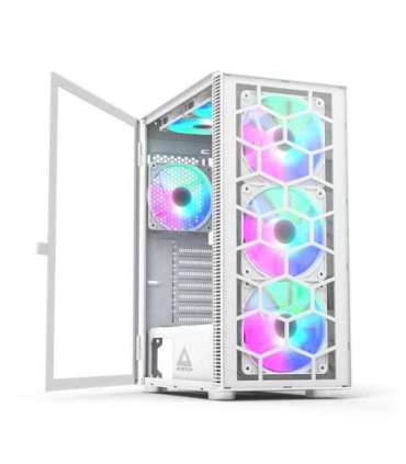 Case|MONTECH|X3 Glass|MidiTower|Case product features Transparent panel|Not included|ATX|MicroATX|MiniITX|Colour White|X3GLAS