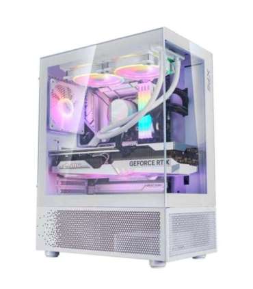 Case|ADATA|INVADER X MINI|MidiTower|Case product features Transparent panel|ATX|MicroATX|MiniITX|Colour White|INVADERXMINIMT-