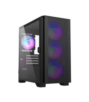 Case|MONTECH|AIR 100 ARGB|MidiTower|Case product features Transparent panel|Not included|MicroATX|MiniITX|Colour Black|AIR100