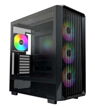 Case|MONTECH|X5|MidiTower|Case product features Transparent panel|Not included|Colour Black|X5(B)