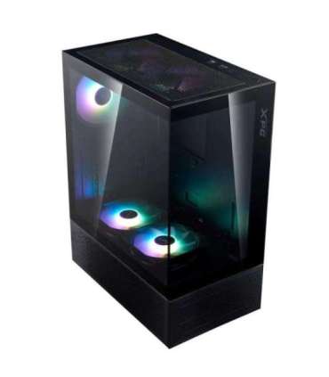 Case|ADATA|INVADER X MINI|MidiTower|Case product features Transparent panel|ATX|MicroATX|MiniITX|Colour Black|INVADERXMINIMT-