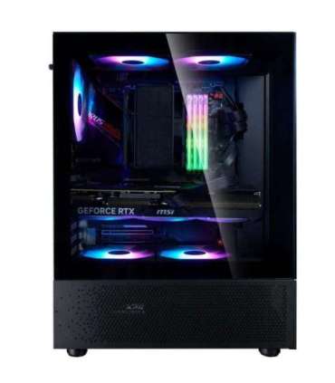 Case|ADATA|INVADER X MINI|MidiTower|Case product features Transparent panel|ATX|MicroATX|MiniITX|Colour Black|INVADERXMINIMT-