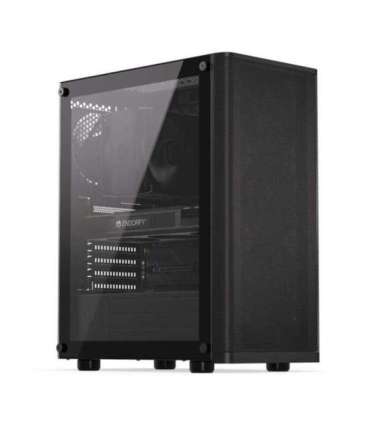 Case|ENDORFY|Ventum 200 Air|MicroTower|Case product features Transparent panel|Not included|ATX|MicroATX|MiniITX|Colour Black