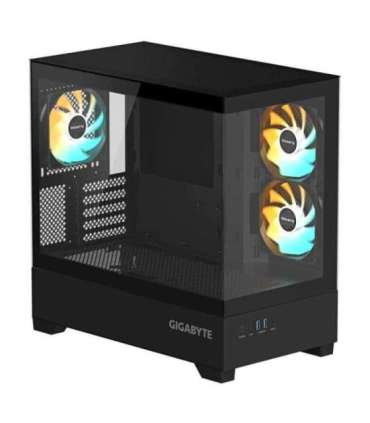 Case|GIGABYTE|C201 PANORAMIC|MidiTower|Case product features Rackmountable/Removeable HDD basket/Transparent panel|Not includ