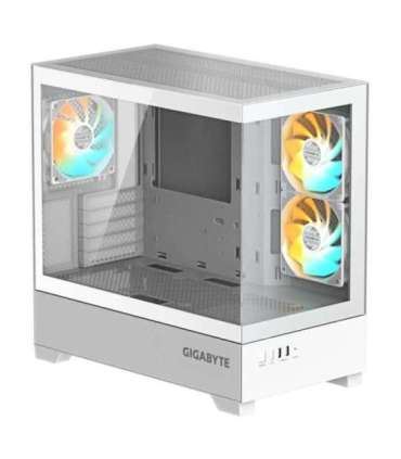 Case|GIGABYTE|GB-C201PI|MidiTower|Case product features Rackmountable/Accessory/Transparent panel|Not included|MicroATX|MiniI