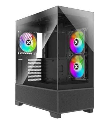 Case|XILENCE|XG172|MidiTower|Case product features Fan control panel/Transparent panel|Not included|Colour Black|XG172