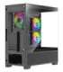Case|XILENCE|XG172|MidiTower|Case product features Fan control panel/Transparent panel|Not included|Colour Black|XG172